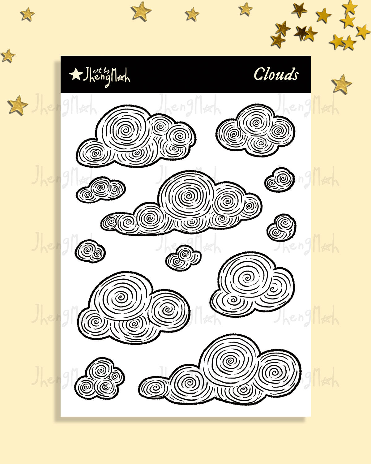 Clouds | Sticker sheet