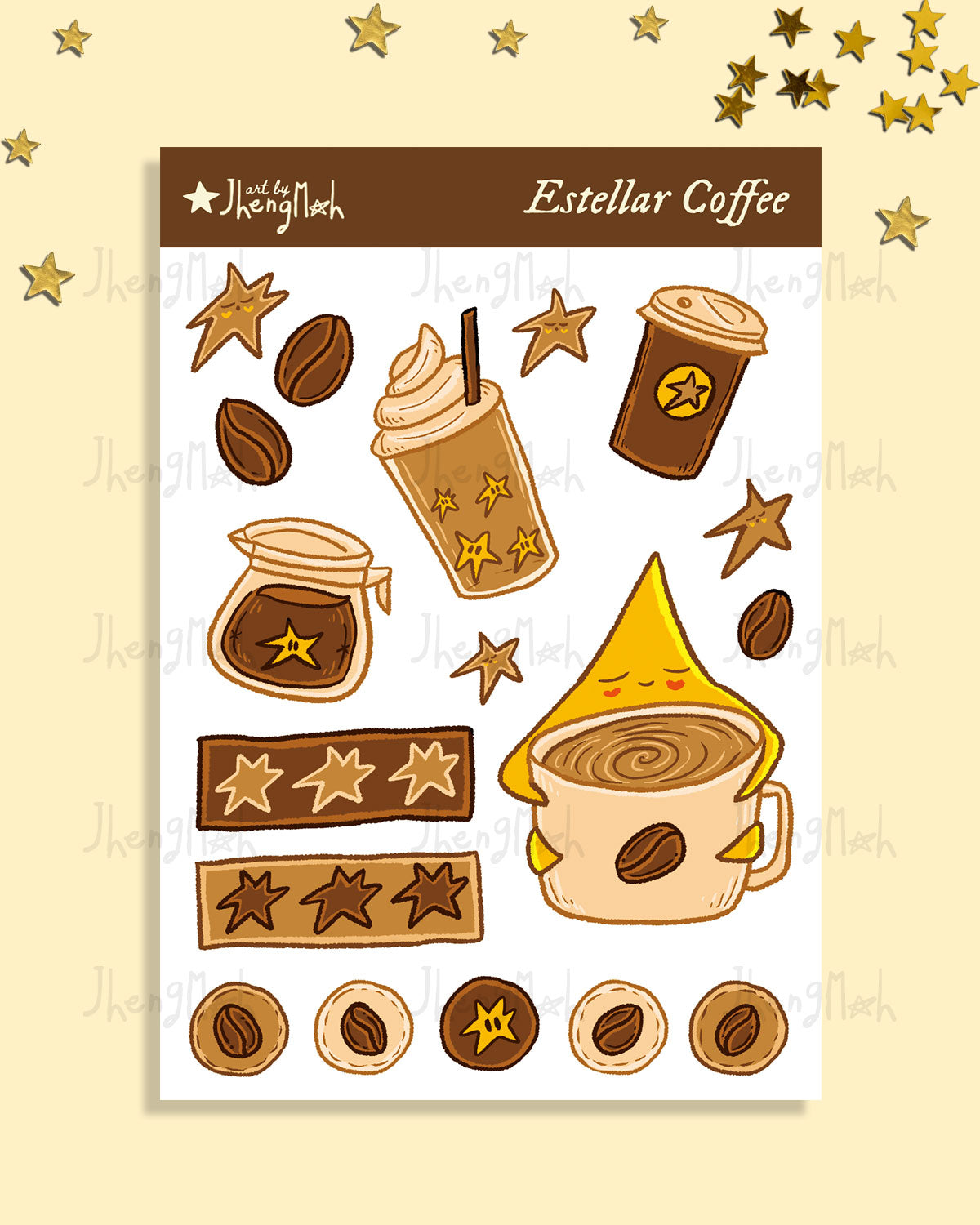 Estellar Coffee | Sticker sheet