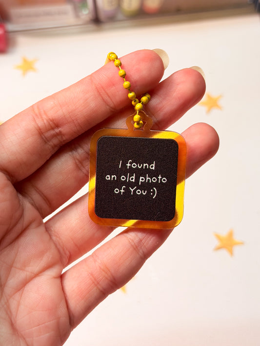 I found an old photo of you | Mini acrylic keychain