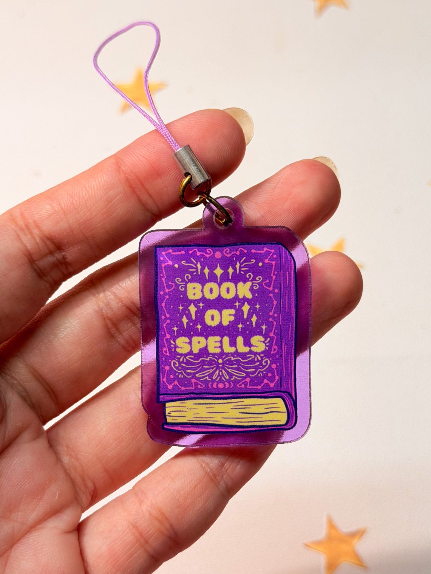 Book of spells | Mini acrylic keychain