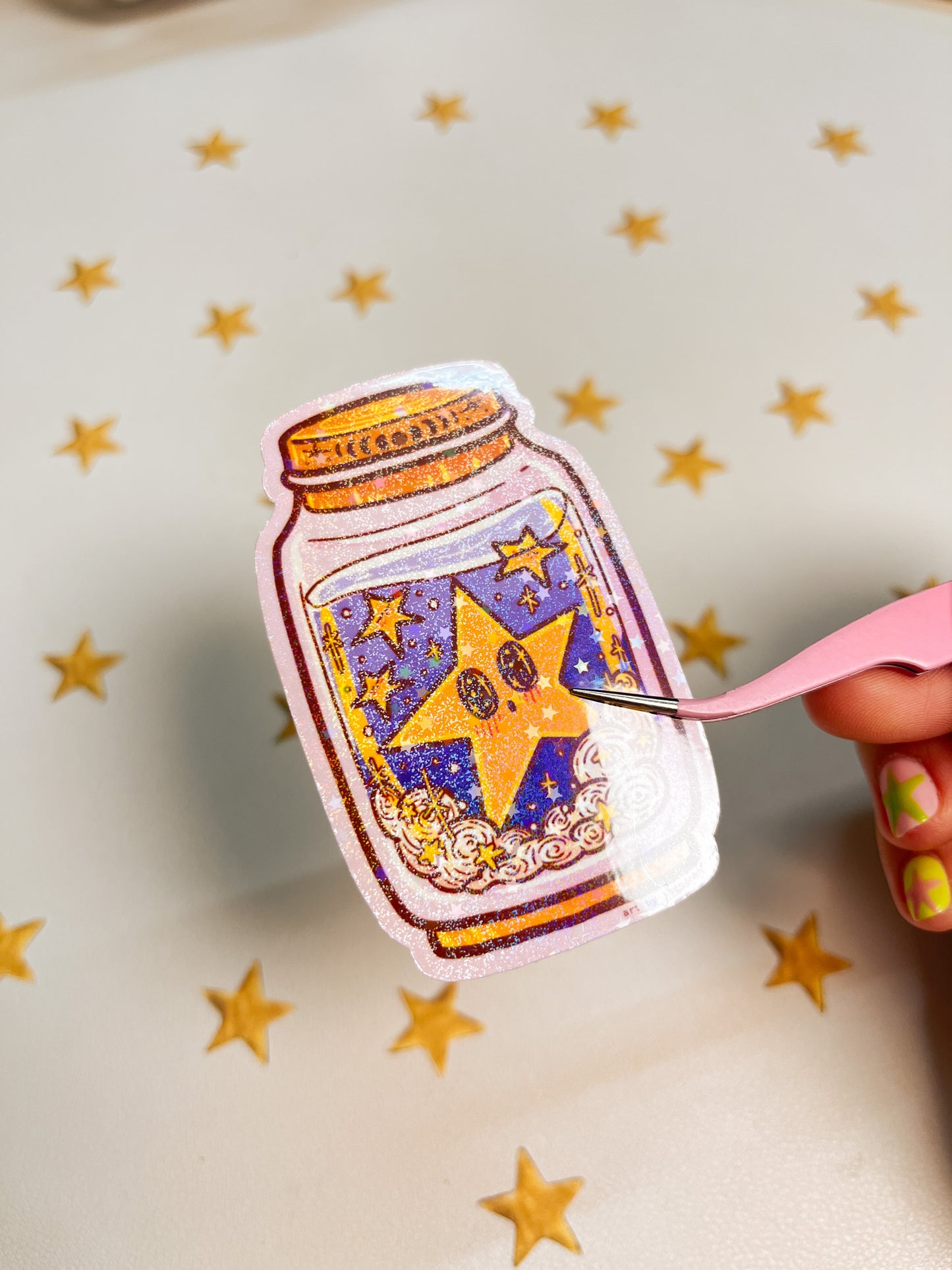 Estella in a Potion bottle | Sticker Waterproof Vinyl Sticker