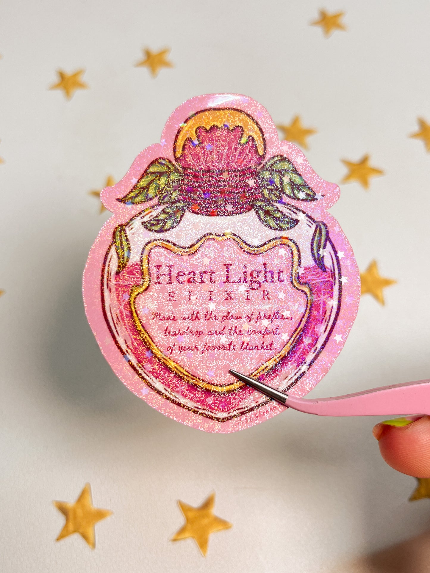 Heartlight Potion bottle | Sticker Waterproof Vinyl Sticker