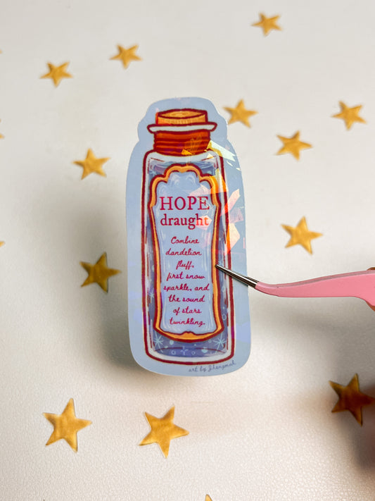 Hope Potion bottle | Sticker Waterproof Vinyl Sticker