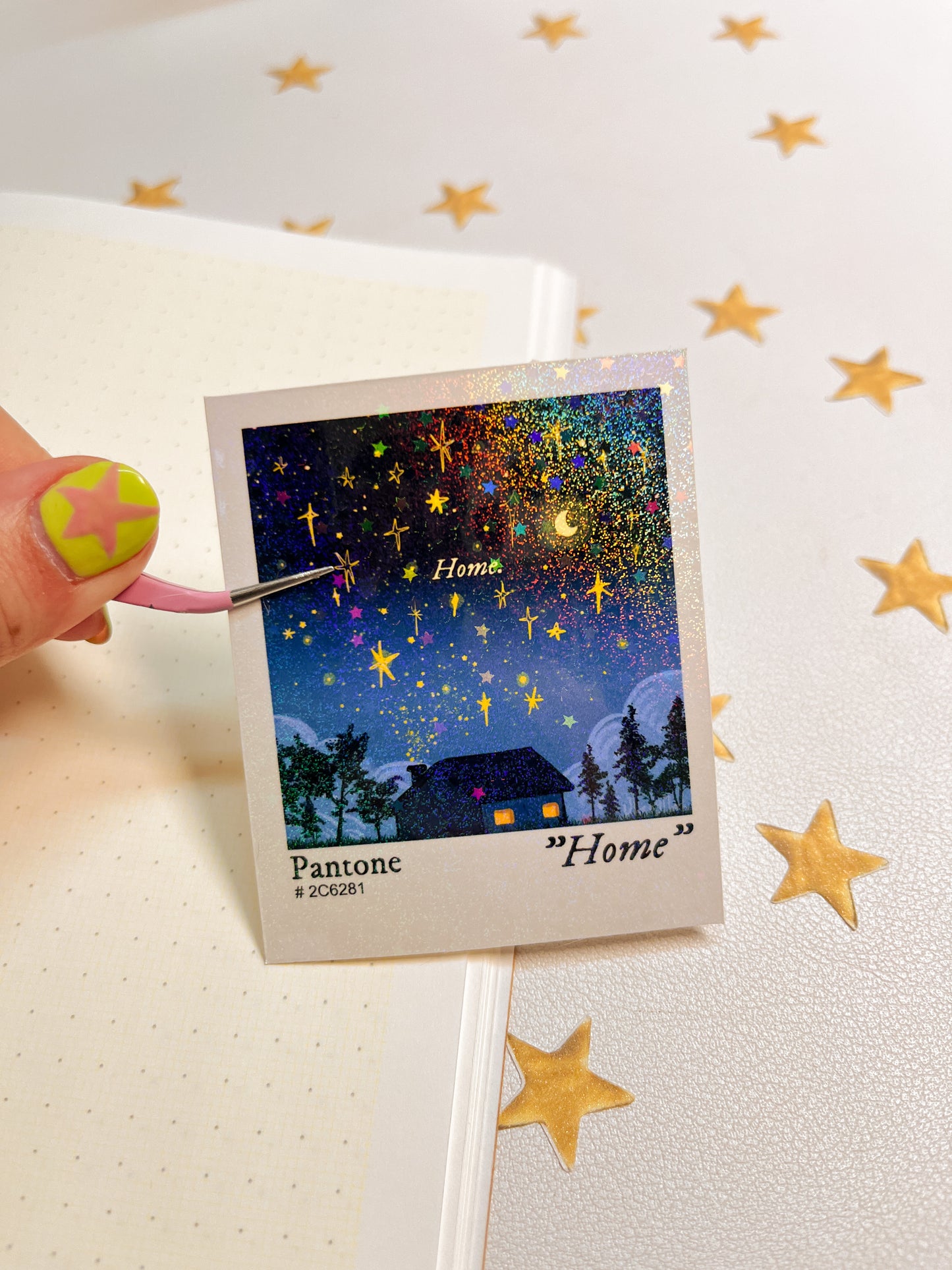 Home Polaroid | Sticker Waterproof Vinyl Sticker