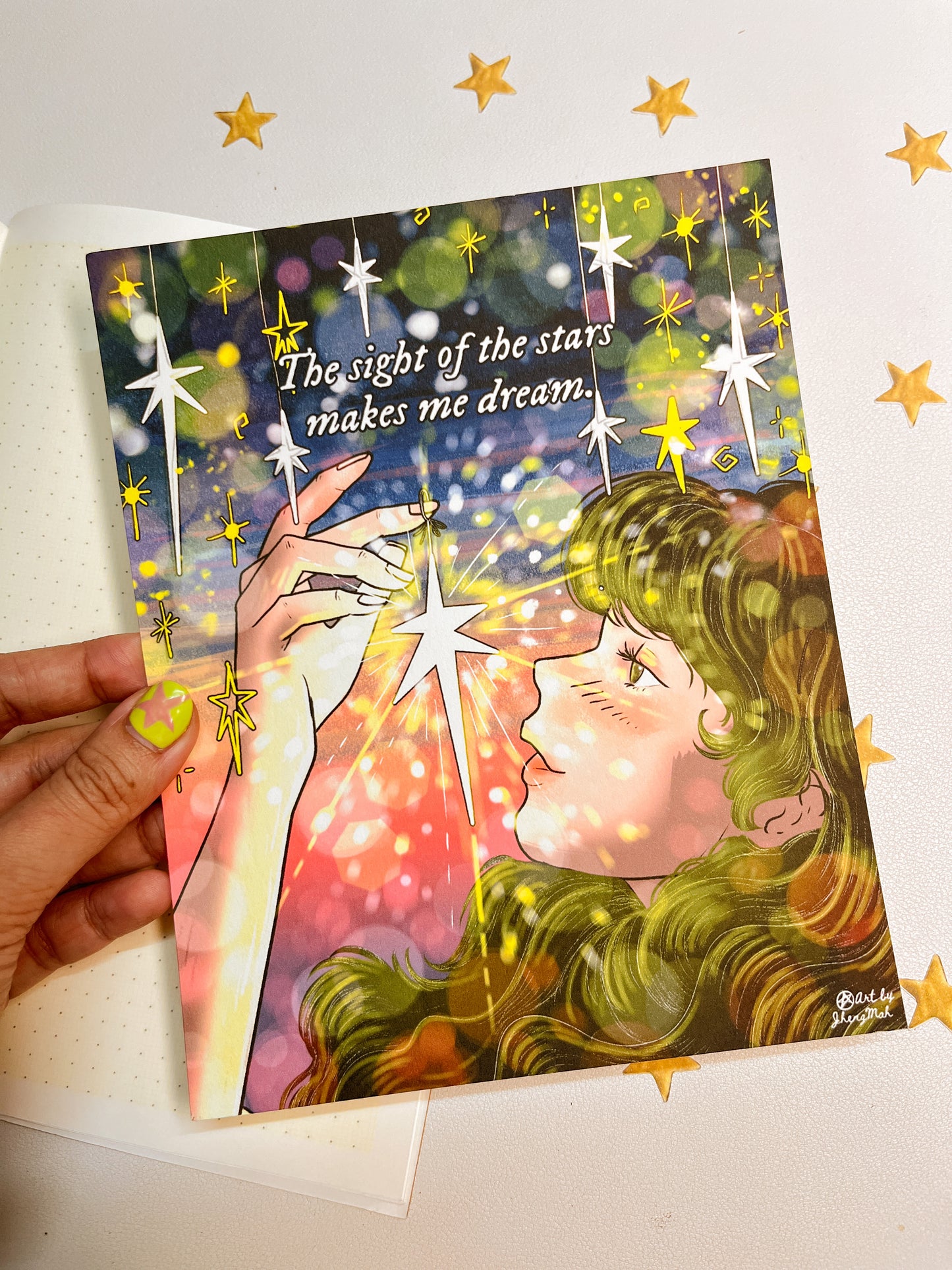 The sight of the stars | Art Print