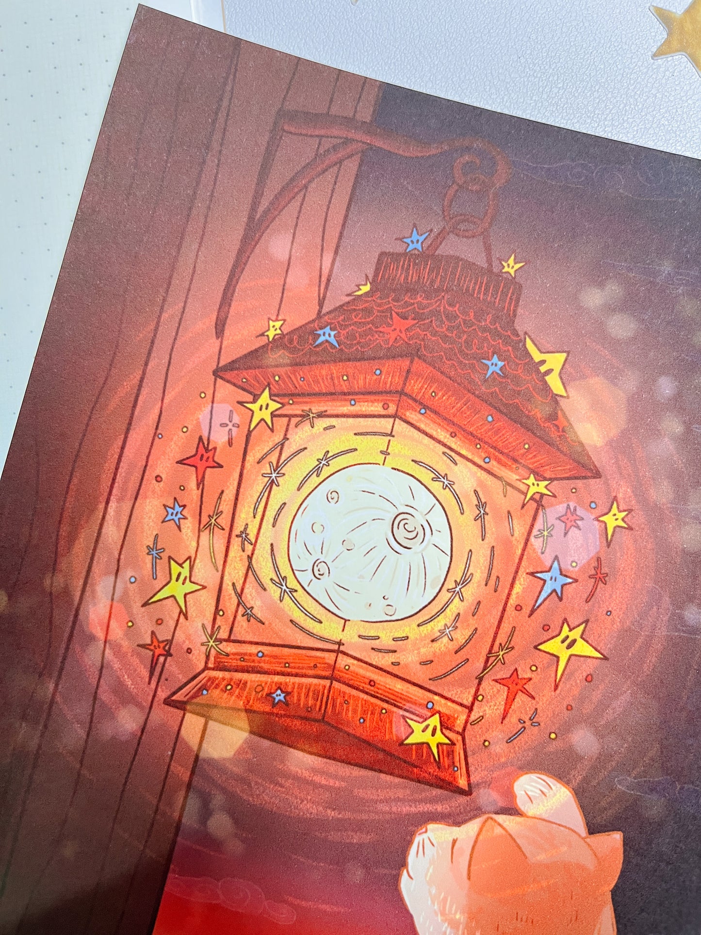 Full moon of stars | Art Print