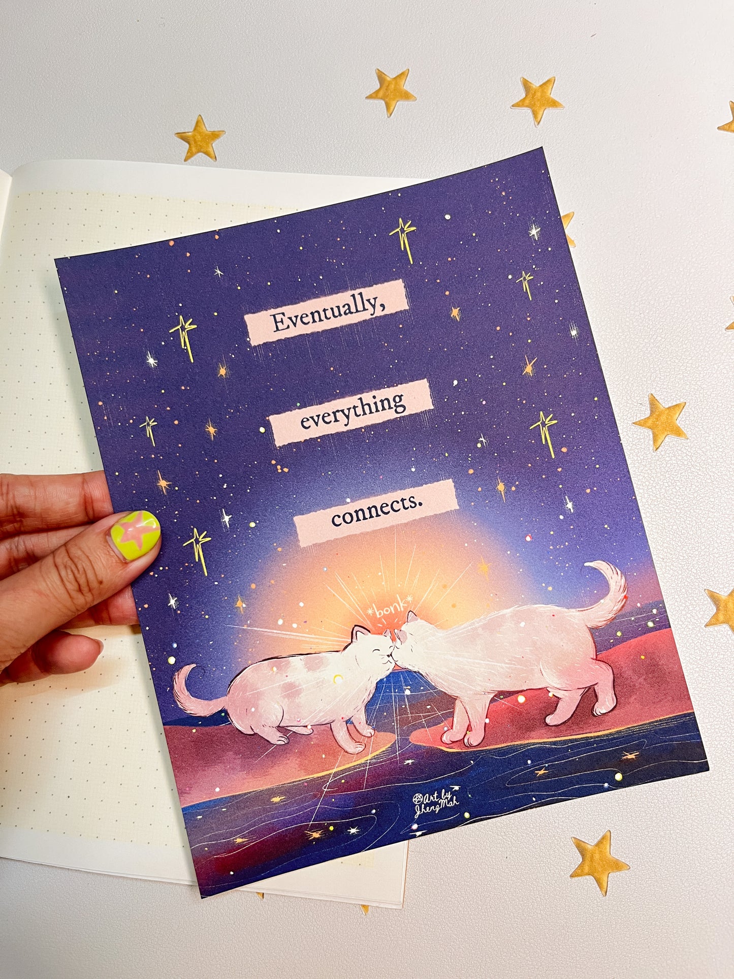 Eventually everything connects | Art Print