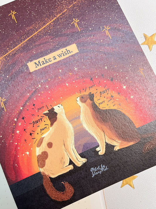 Make a wish | Art Print