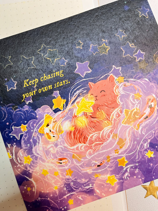Keep chasing your own stars | Art Print