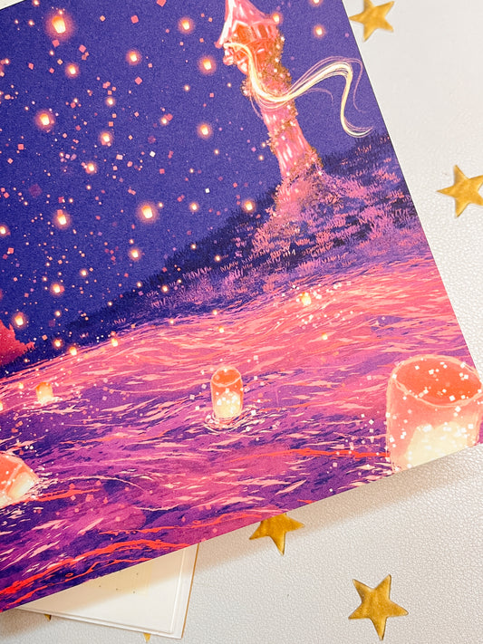 Disney tangled | Art Print