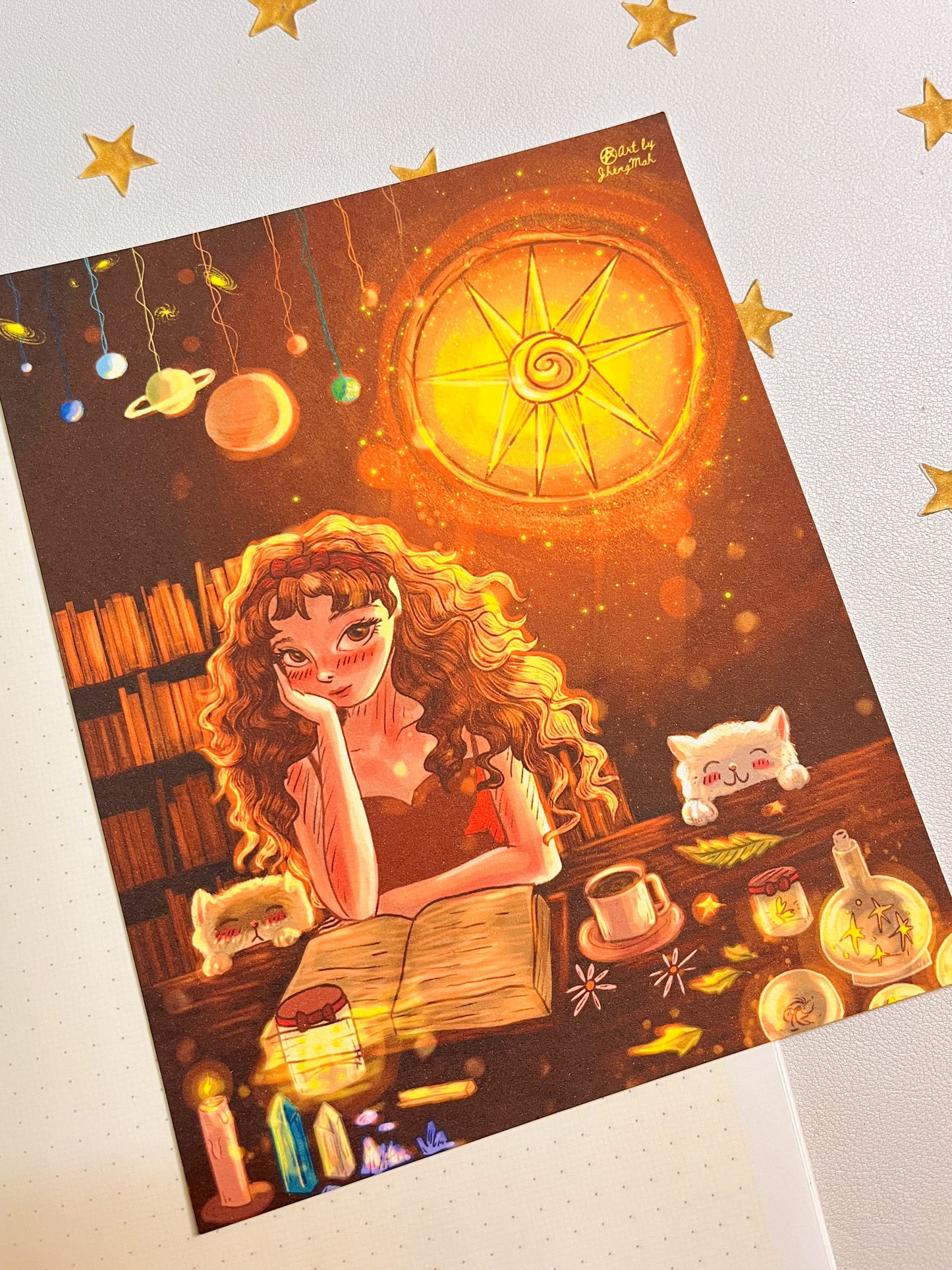 Witch Cosmic Sunroom | Art Print