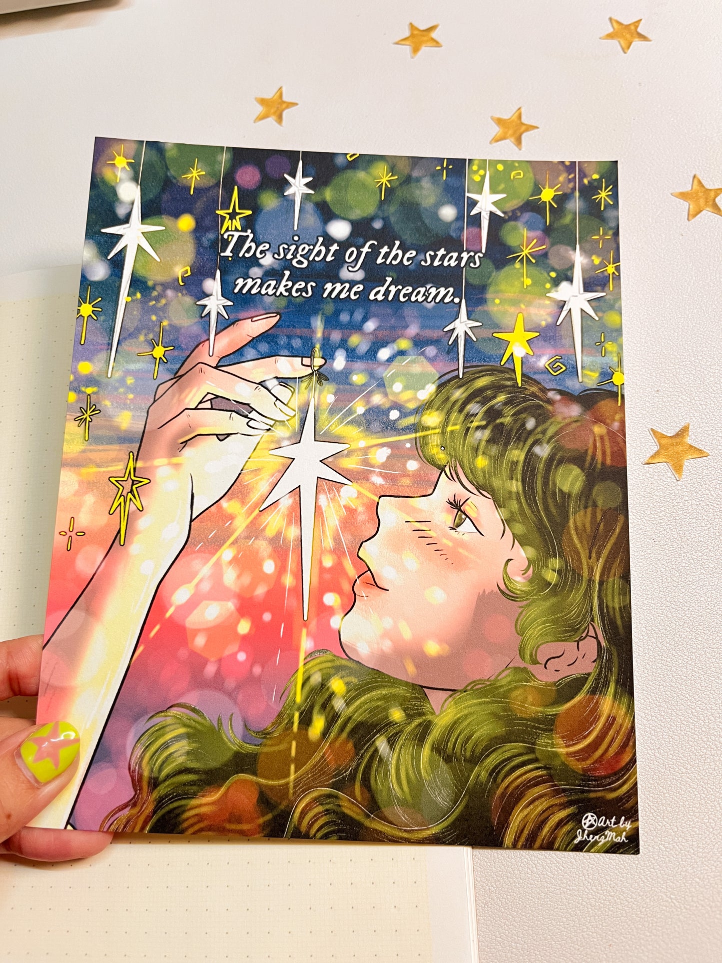 The sight of the stars | Art Print