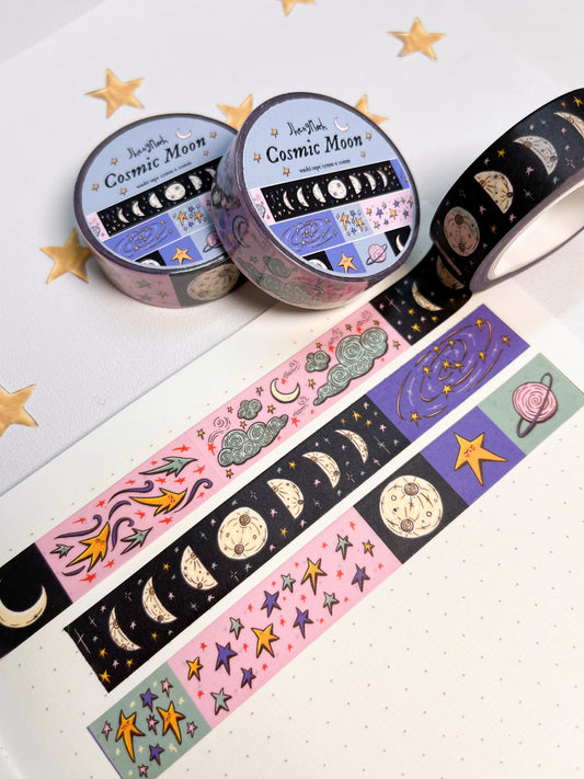 Cosmic Moon - Washi Tape