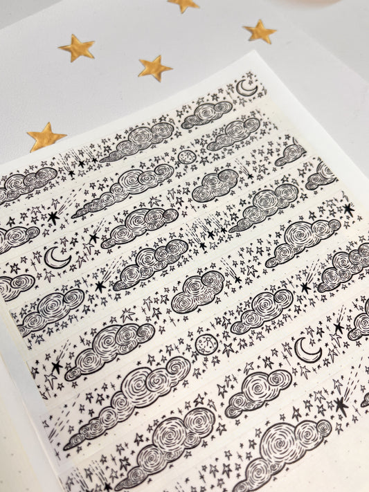 Starry night - Washi Tape