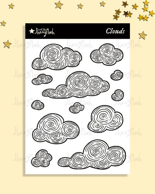 Clouds | Sticker sheet