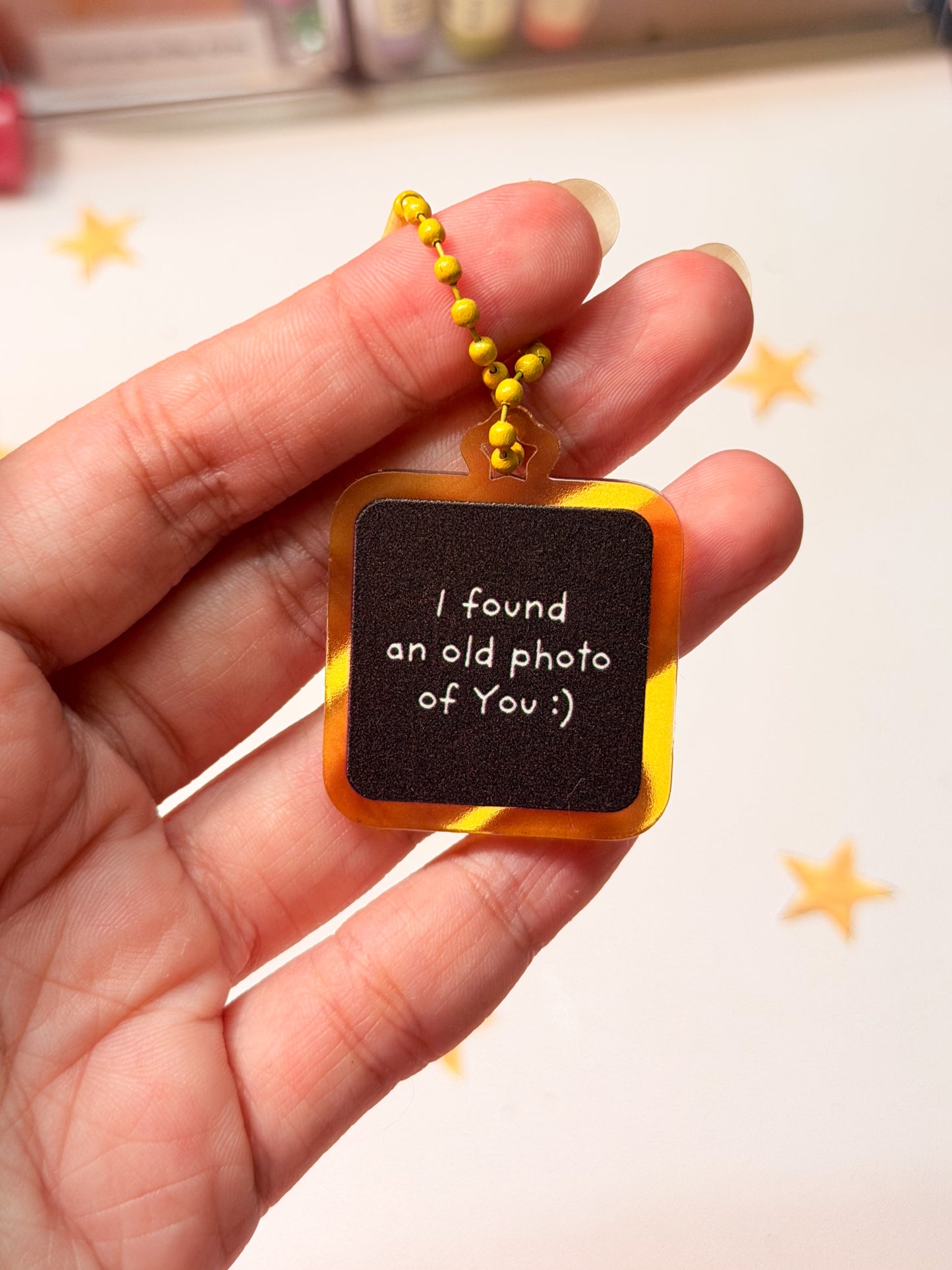 I found an old photo of you | Mini acrylic keychain