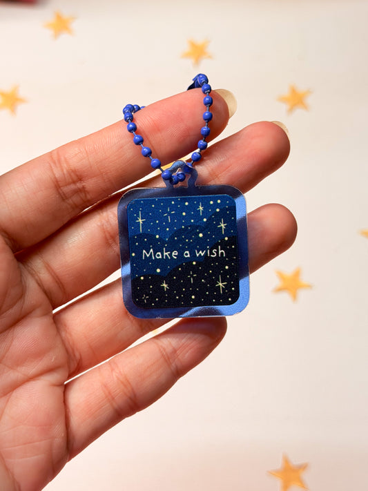 Make a wish | Mini acrylic keychain