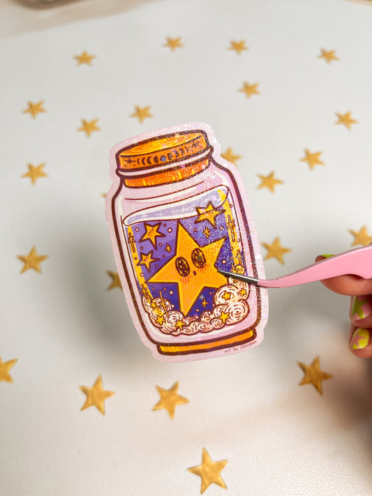 Estella in a Potion bottle | Sticker  Waterproof Vinyl Sticker