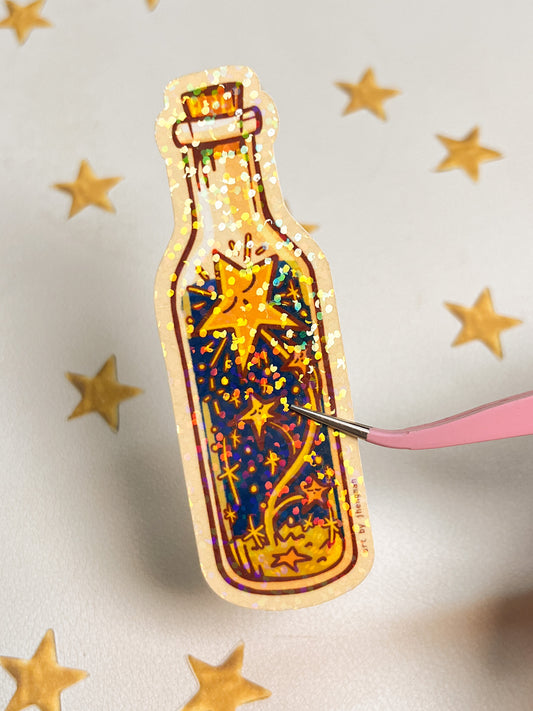 Estellar plant Potion bottle | Sticker Waterproof Vinyl Sticker