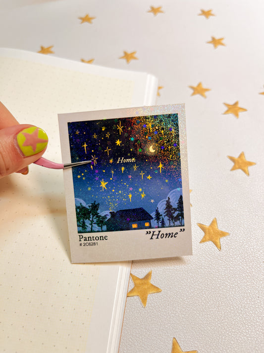 Home Polaroid | Sticker Waterproof Vinyl Sticker