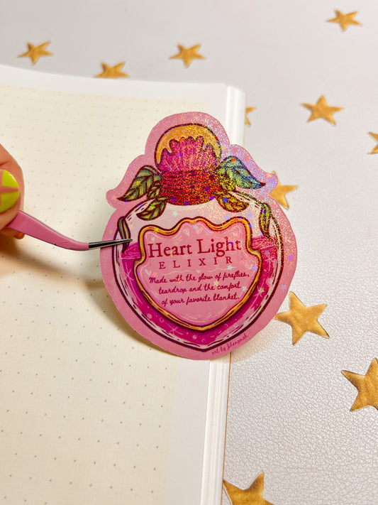 Heartlight Potion bottle | Sticker Waterproof Vinyl Sticker