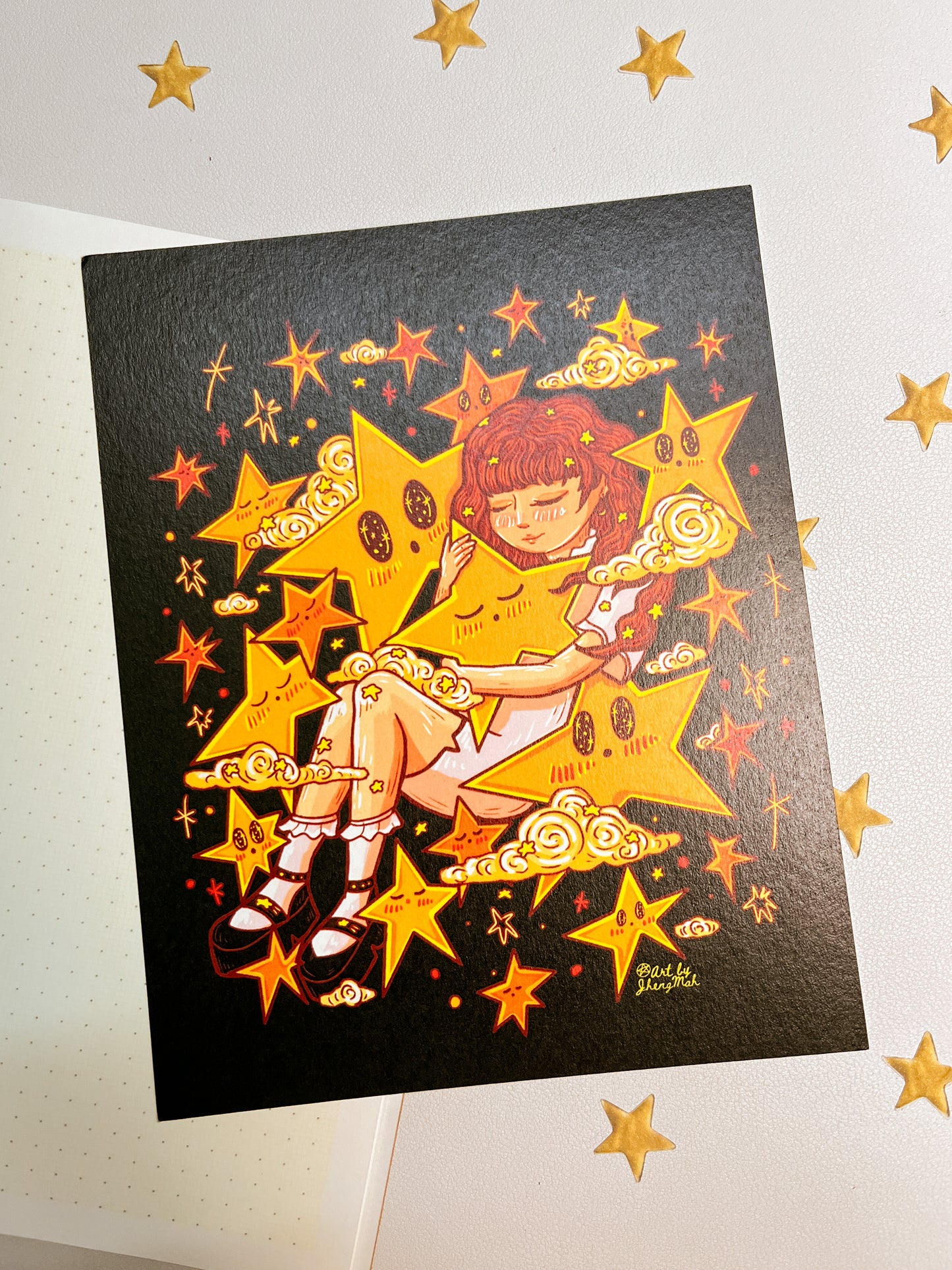 Cosmic girl | Art Print