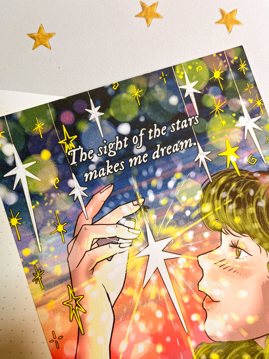 The sight of the stars | Art Print