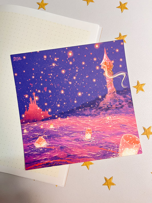 Disney tangled | Art Print