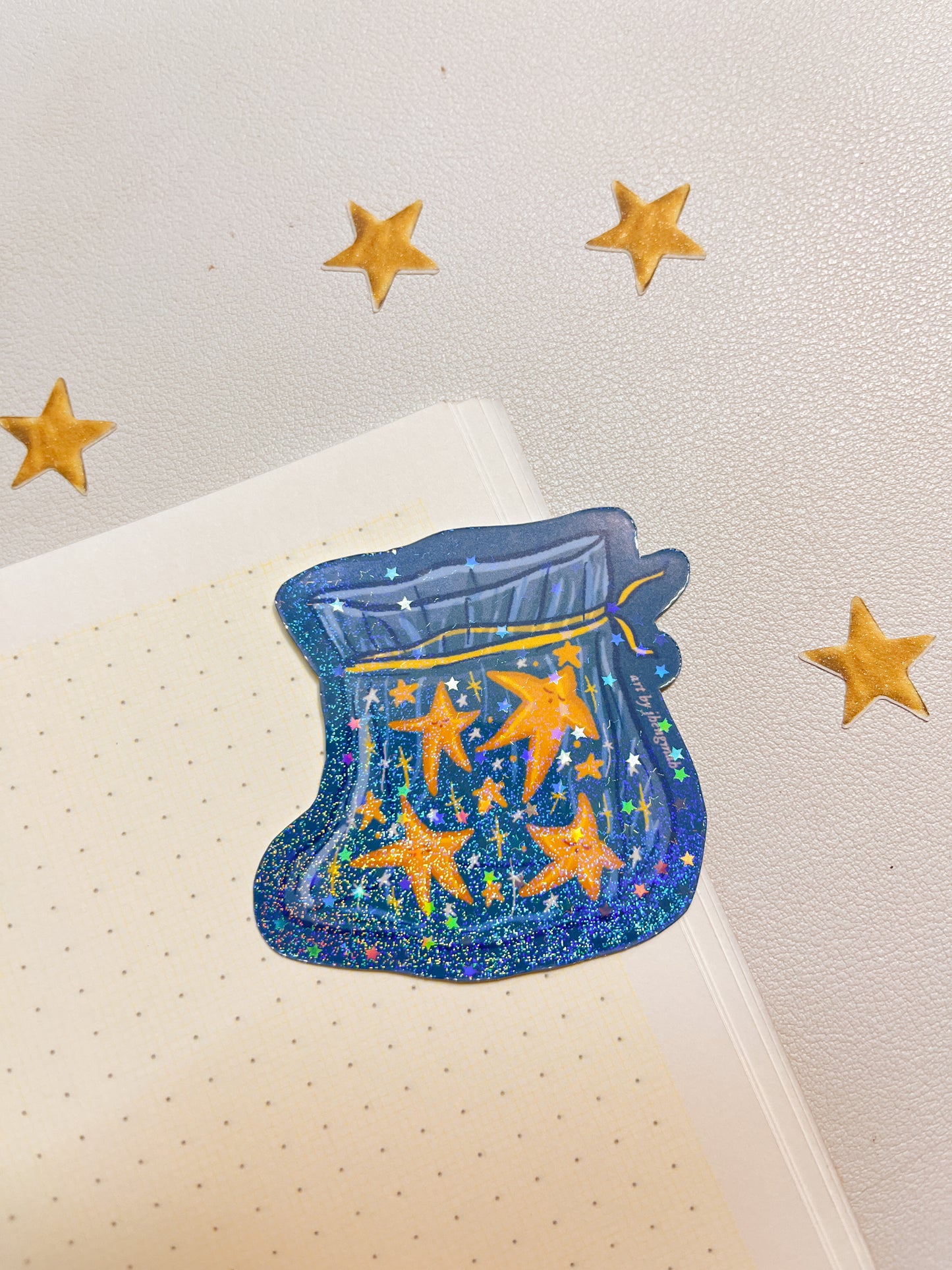 Stardust bag | Sticker Waterproof Vinyl Sticker