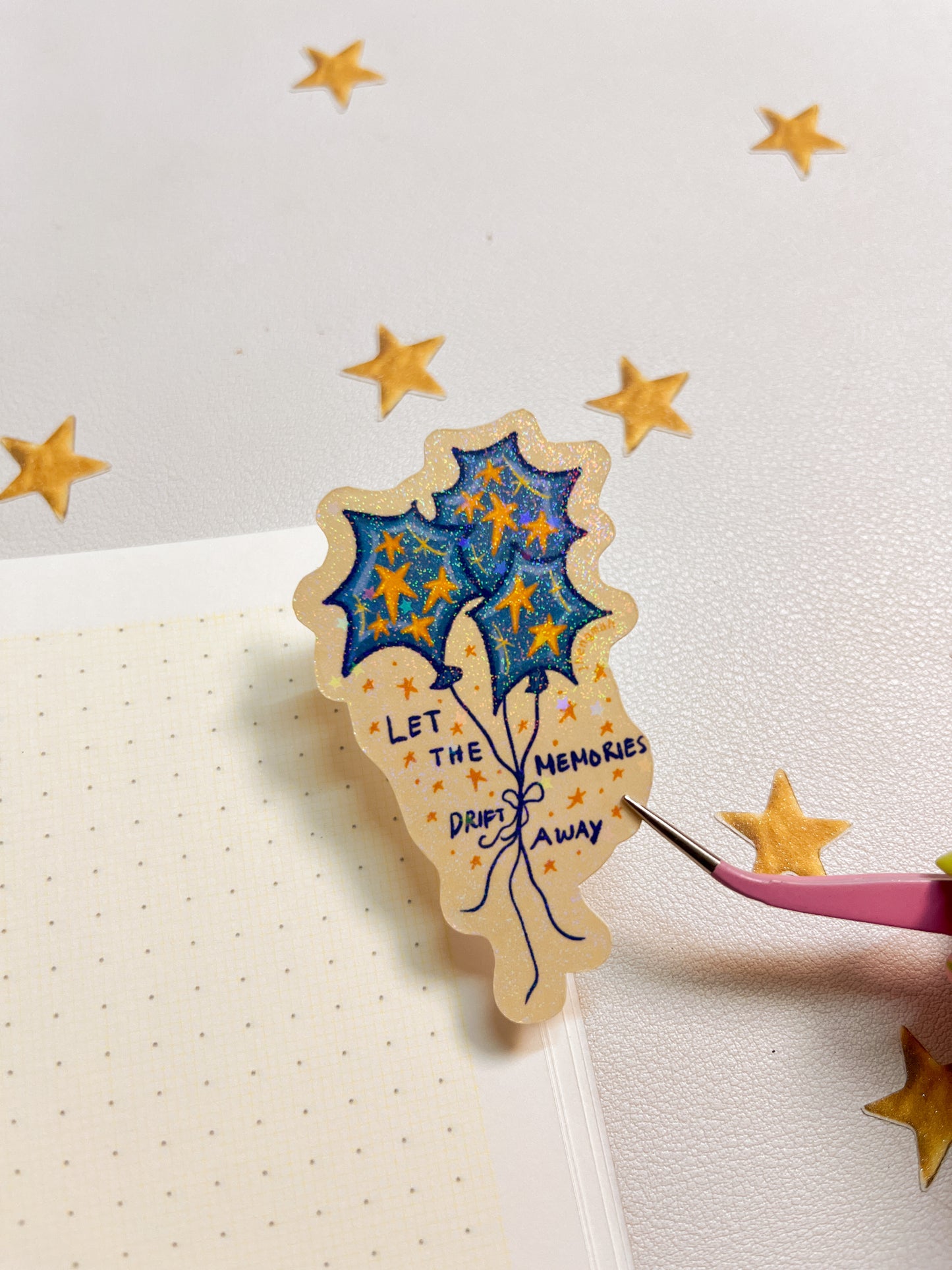 Let the memories drift away | Sticker Waterproof Vinyl Sticker