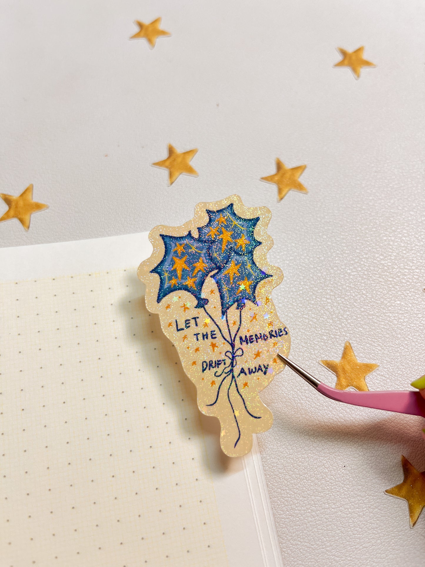 Let the memories drift away | Sticker Waterproof Vinyl Sticker