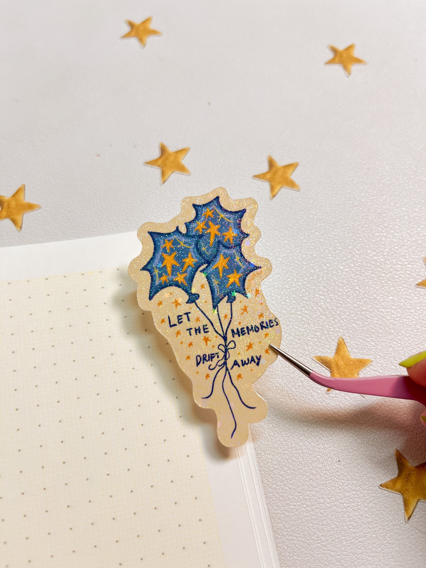 Let the memories drift away | Sticker Waterproof Vinyl Sticker