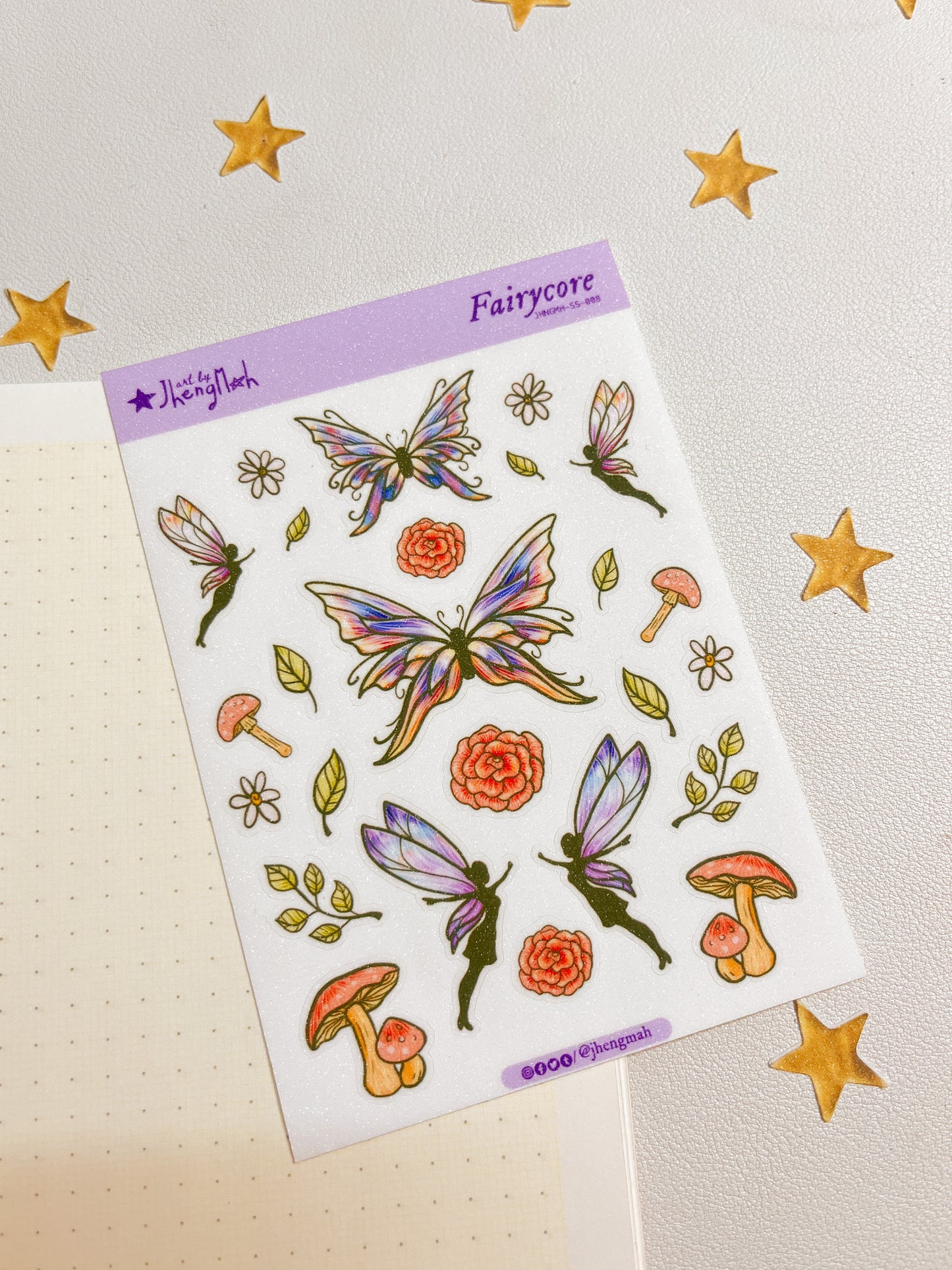 Fairycore | Sticker sheet