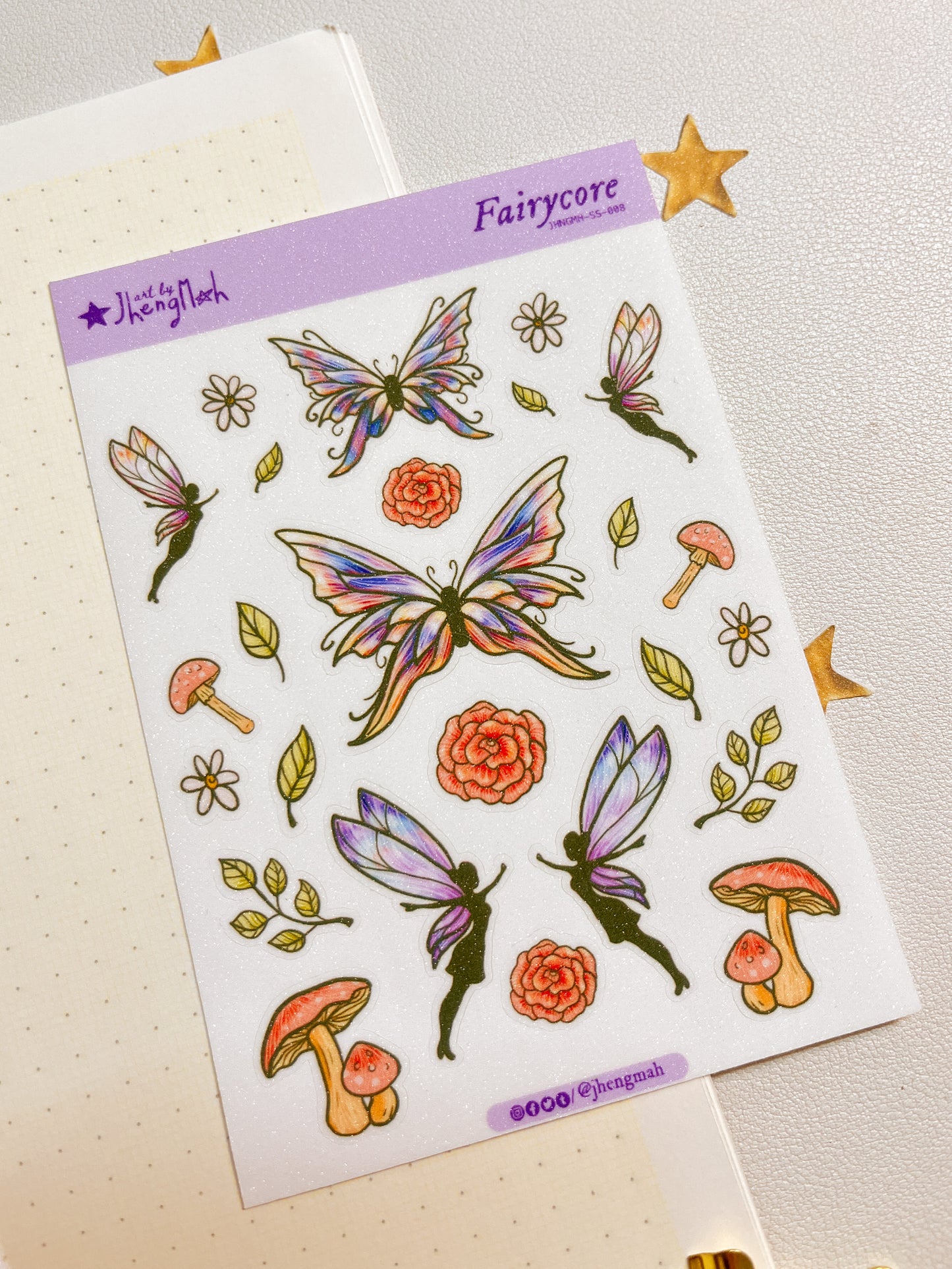 Fairycore | Sticker sheet