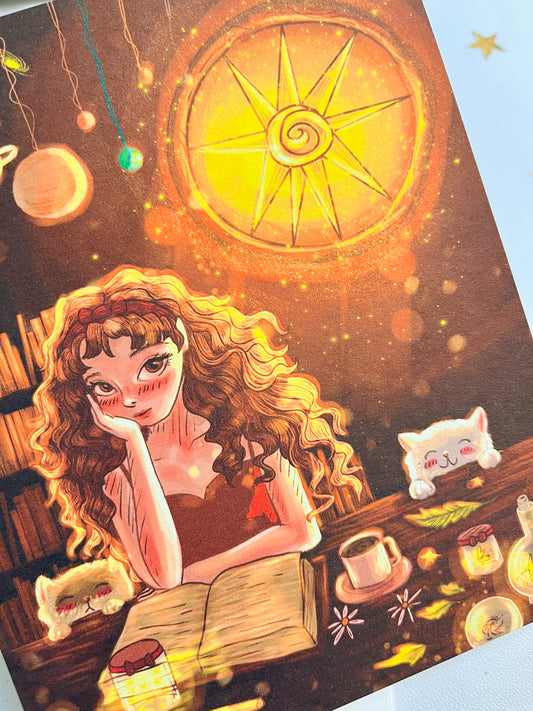 Witch Cosmic Sunroom | Art Print