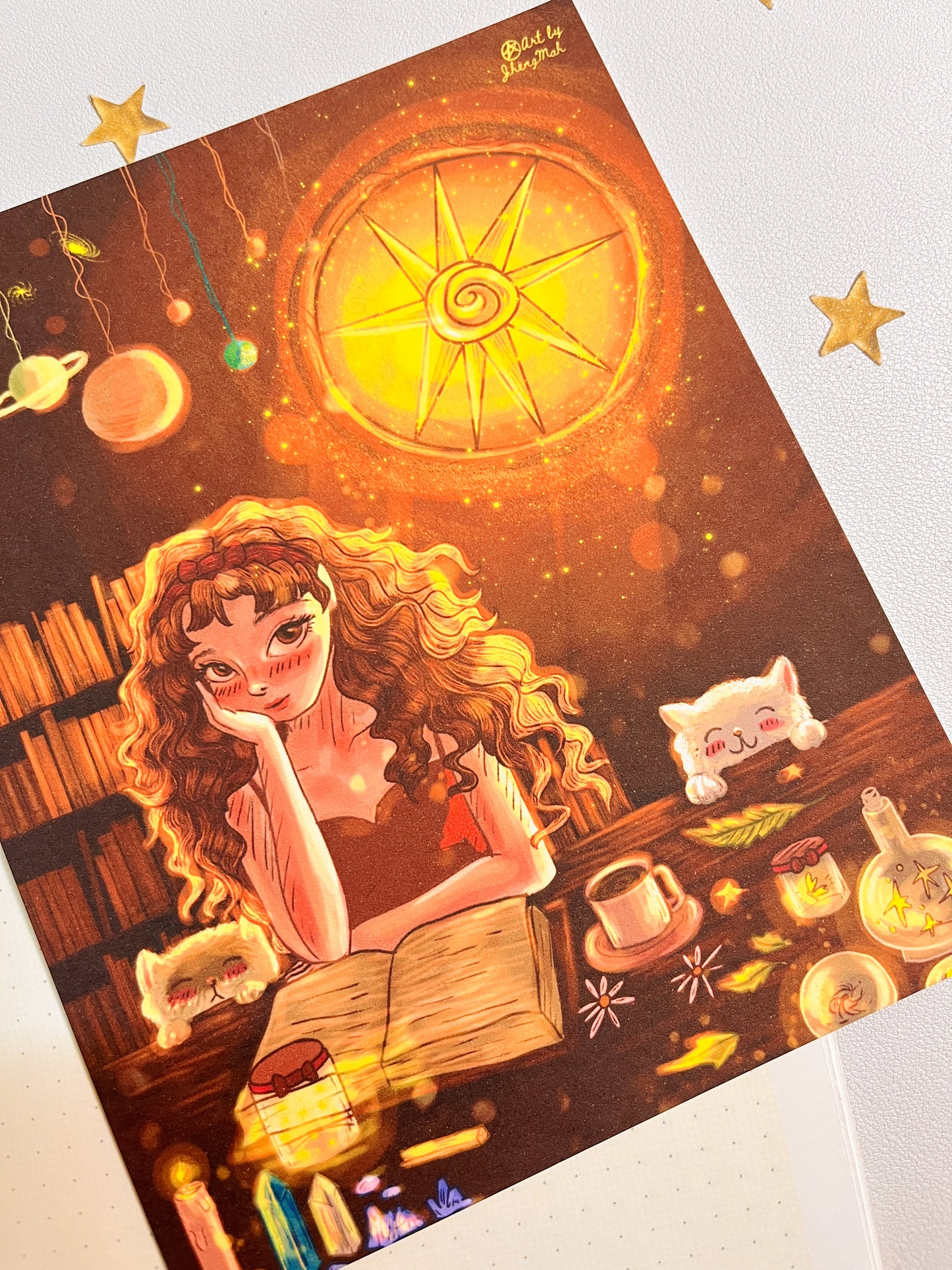 Witch Cosmic Sunroom | Art Print
