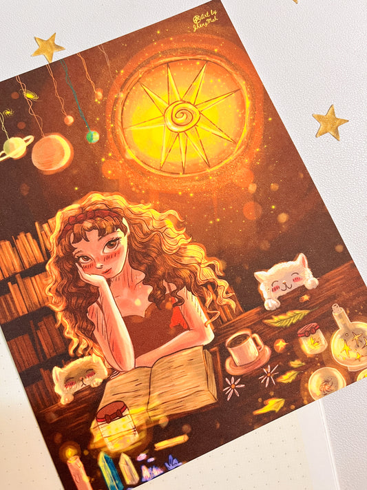 Witch Cosmic Sunroom | Art Print