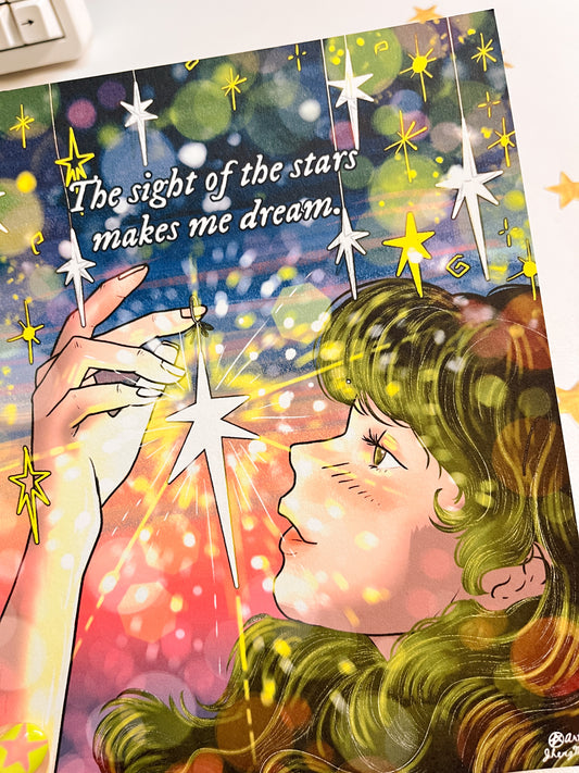 The sight of the stars | Art Print