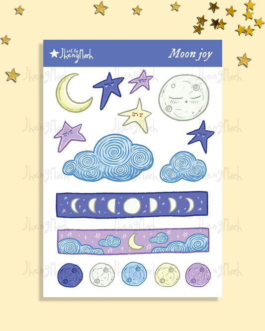Moon joy | Sticker sheet