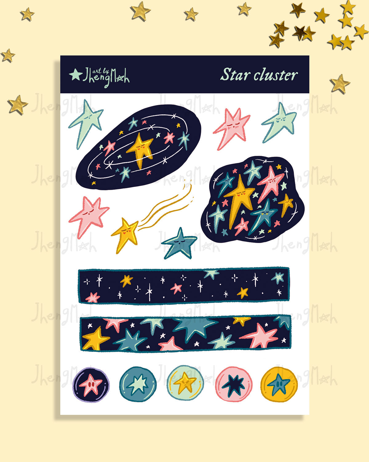 Star Cluster | Sticker sheet