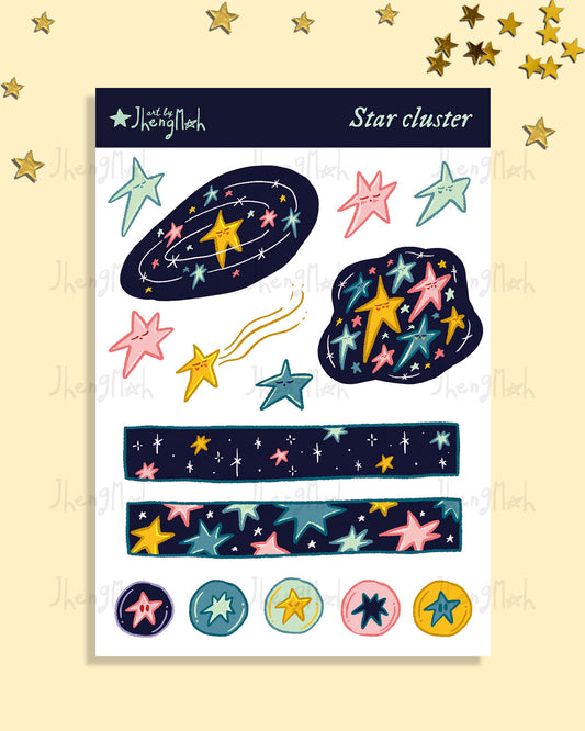 Star Cluster | Sticker sheet