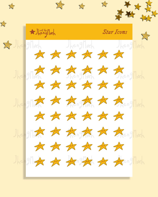 Star | Icons | Sticker sheet