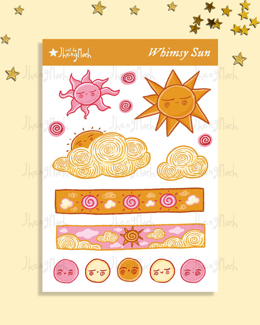 Whimsy Sun | Sticker sheet